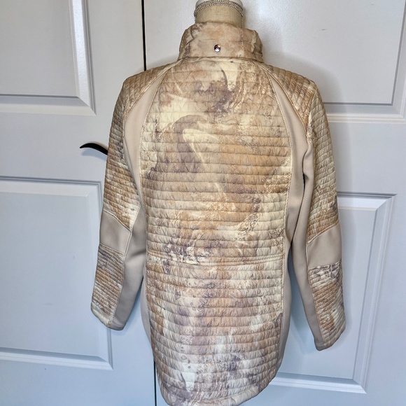 Carrie Underwood Marble XL Full Zip Hybrid Jacket Tan Active Calia Stretch A - Picture 6 of 10